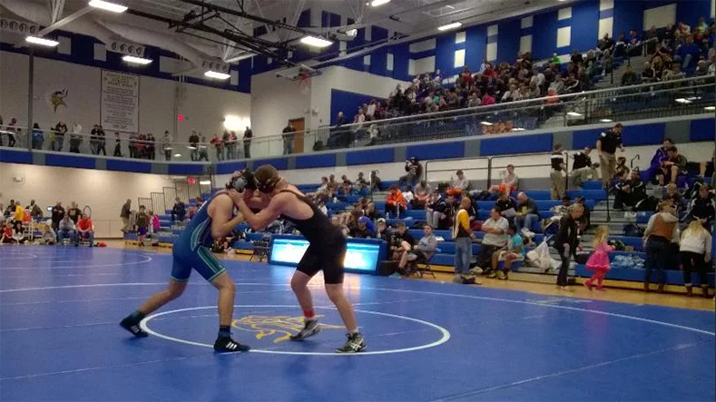 Wrestling competes in first tournament