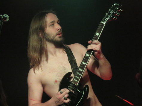 Jeremy Slobodzian during a performance of Falling Fire. 