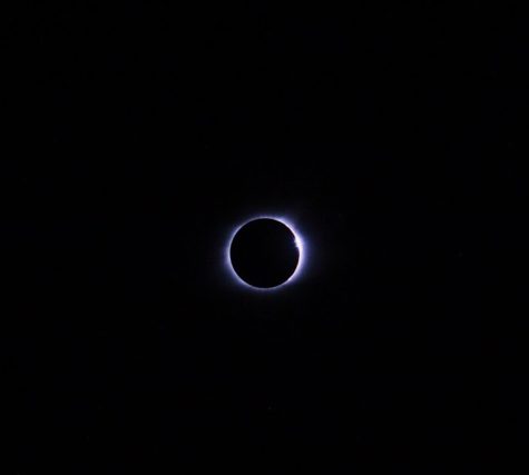 The famous “wedding ring” can be seen as the sun emerges in the wake of totality in De Soto, Mo.