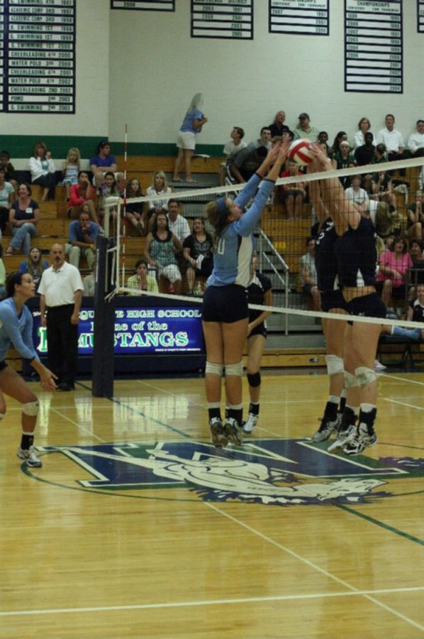 Molly Dean, substitute math teacher, plays for Parkway West against MHS during her senior year.