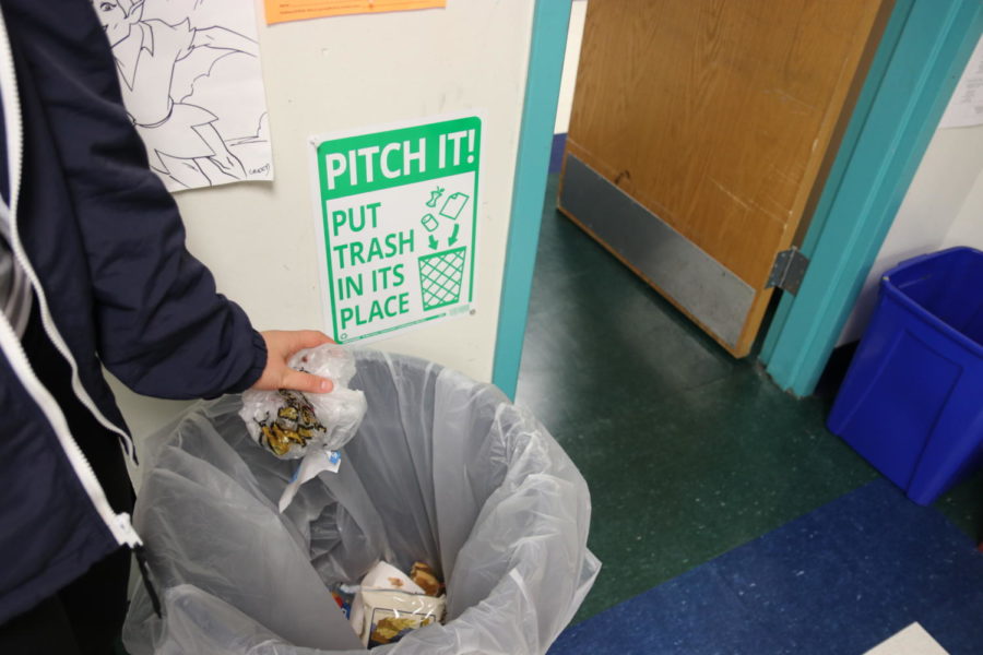 For a whole week, Kathryn Andrews carried around her trash. “Before I did this project I didn’t realize how much trash I produced,” Andrews said.
