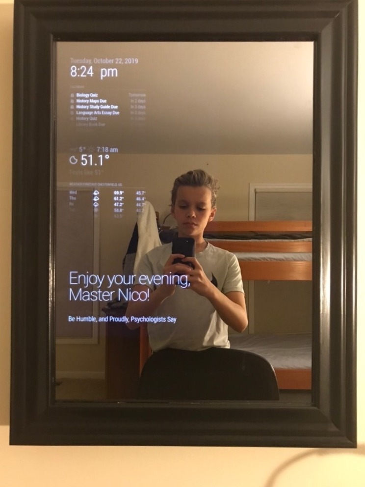Q&A: Student Builds Smart Mirror – Marquette Messenger