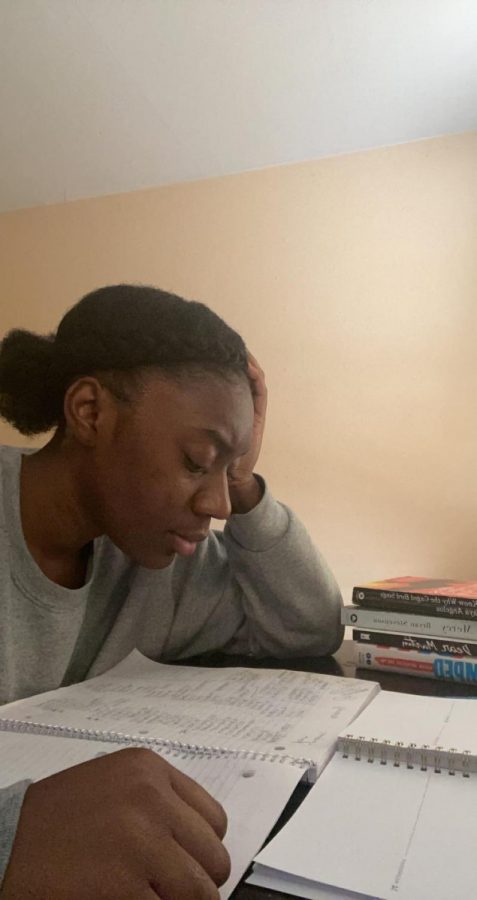 Eboni Barrow, senior, grappled with the amount of student diversity in RSD, and the district’s lack of a formal stand in solidarity with students of color following the protests against racial injustice. “Having colored people in the community, you should care about what’s happening because racism can affect a student in Rockwood,” Barrow said.