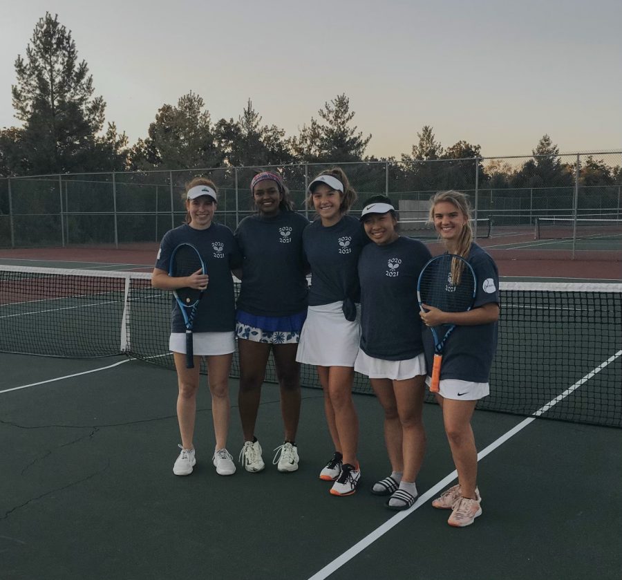 Girls Tennis finishes their season with a win against the previously undefeated Timberland. “This season was by far the most enjoyable of my time in high school despite the uncertainty and restrictions due to coronavirus,” Phoebe Calabrese, senior and varsity player, said. “All of our players wanted the best for one another, and we were each other’s biggest supporters.”
