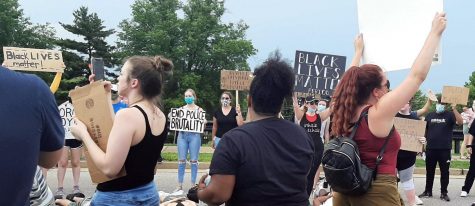 A crowd gathered in Ballwin, Mo., Wednesday June 3, 2020 to advocate for the Black Lives Matter movement and for accountability in the murder of George Floyd, an unarmed Black man by Derek Chauvin, a former Minneapolis police officer May 25, 2020. Of those killed by police in 2020, 80 were unarmed and most were people of color, according to the Mapping Police Violence 2020 report. Since 2017, most killings by police begin with traffic stops, mental health checks, domestic disturbances or reported low level offenses. It is imperative to demand systemic change in policing through policy and culture reform.
