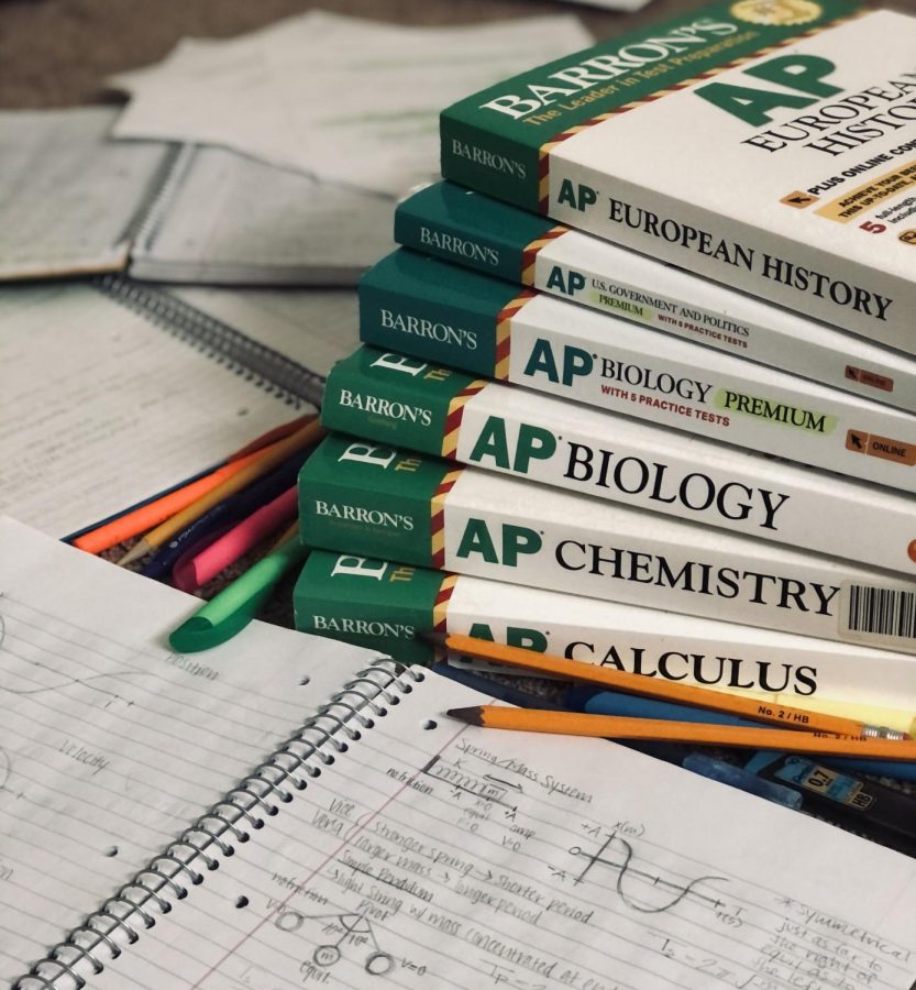 Work space while studying for AP tests may look messy with a papers everywhere. Use the tips below to find out ways to study more efficiently and let out tension built from cramming to review content.