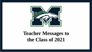 MHSNews | Teacher messages to seniors