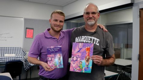 MHSNews | The Big Beautiful Purple Tree: MHS Custodian Illustrates Childrens Book