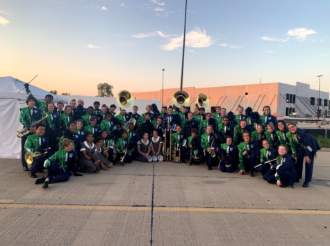 In their first competition of the season, the Marching Band came in first place overall and won awards for outstanding color guard, music and visuals. The next week, they took third place in the Lafayette Contest of Champions. 