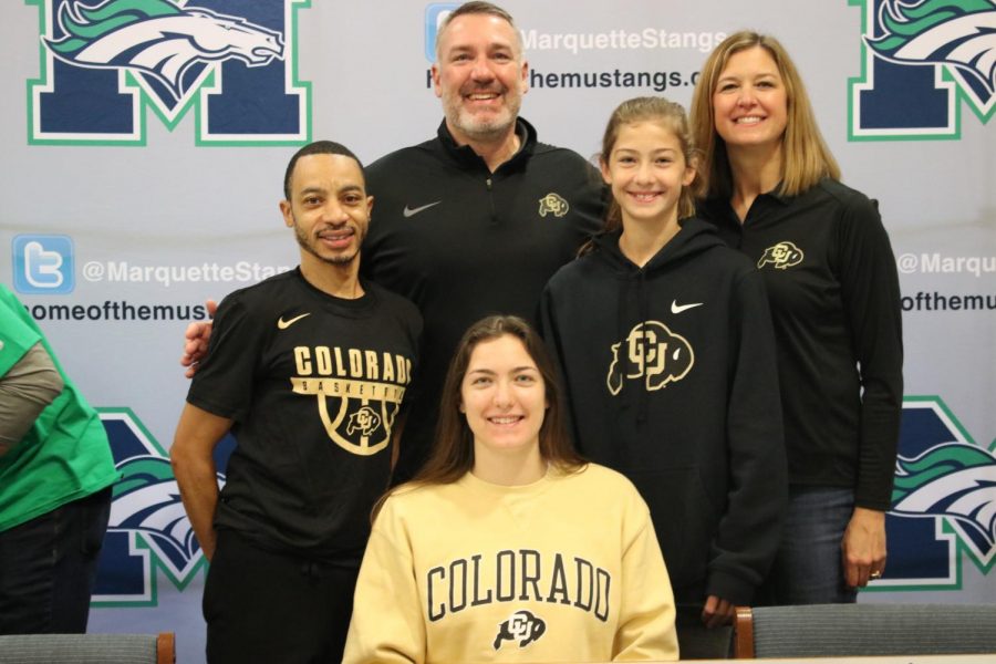 Ally Fitzgerald said it was a dream come true to sign for University of Colorado Boulder to continue her basketball career. 