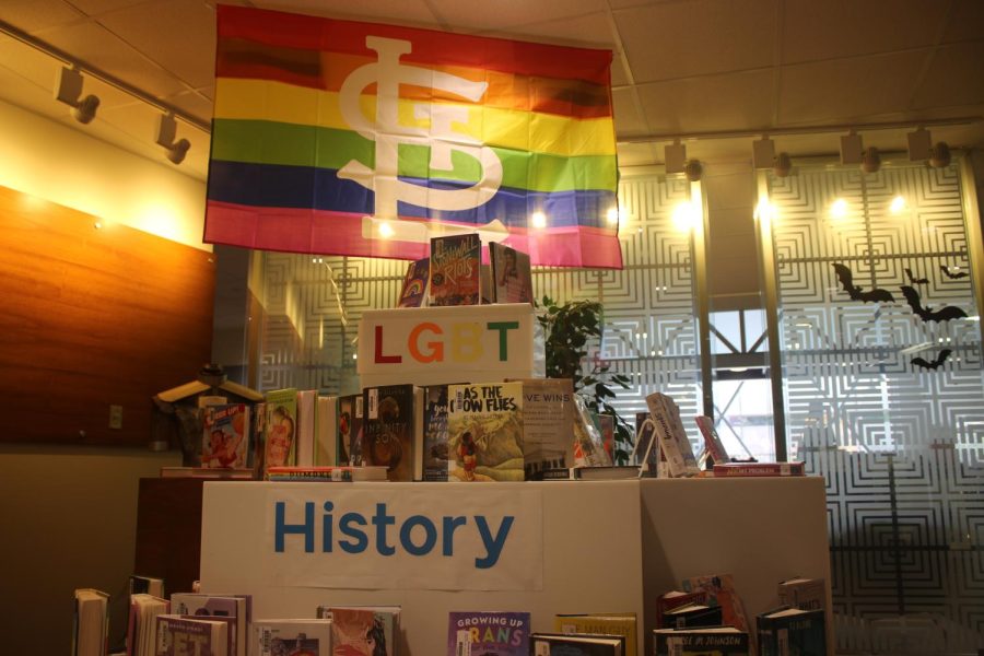 For the month of October, the Library is featuring an LGBT History Month display meant to raise awareness of the different stories the LGBT community has brought to MHS and the rest of the world. We set up a display every October for LGBT history month, Ray Holmes, librarian, said. Its just part of what we do to honor or highlight peoples stories that are representative of our students. 
