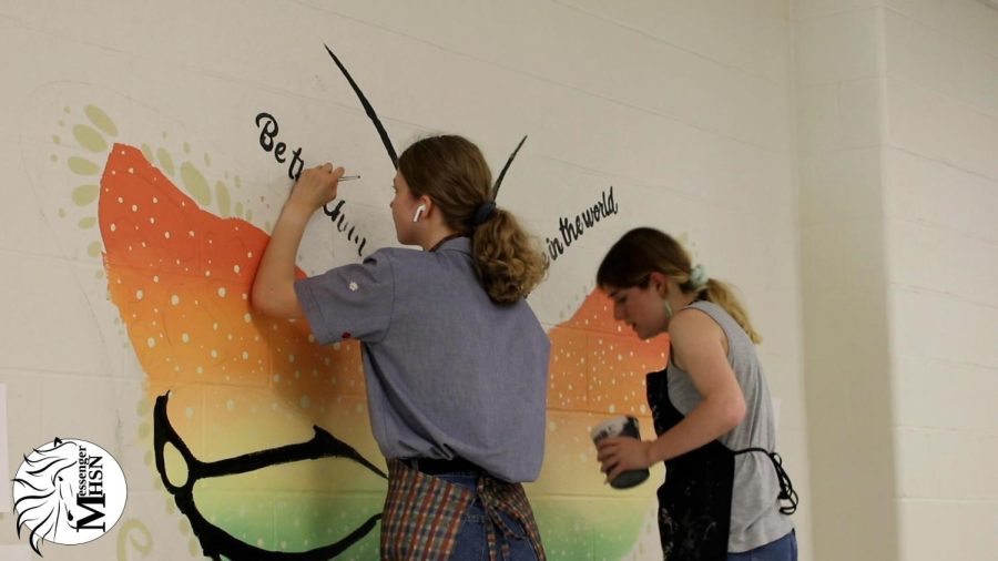 MHSNews | Butterfly Mural Promotes Inclusion