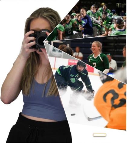 Gemma Speichinger, senior, attends sports games to photograph students and capture candid moments. She posts many of her pictures on her Instagram account, @gemmaspeich.photos, and published the rest on her website, which she has linked in her Instagram bio.