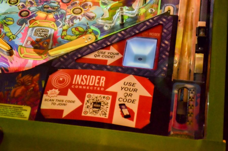 To keep track of a player’s score, they have to scan into the machine through Insider Connected, an app that gives a personalized QR code that connects a score with an account. This score then goes to International Flipper Pinball Association and changes the ranking, depending on the performance. 