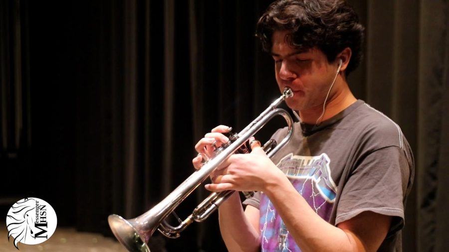 Jackson Kenney, senior, was selected to three different All State Ensembles for his trumpet skills this year. He talks about his experience auditioning and his time as the Principal All-State Orchestra Trumpet Player. 
