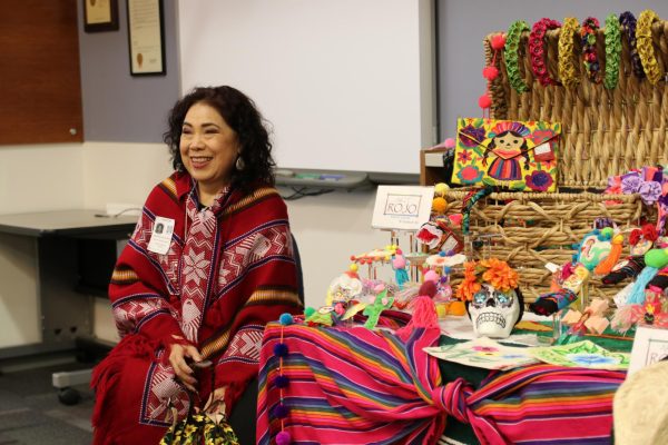 Leticia Seitz, a local Mexican artist, visited MHS on Tuesday, Oct. 10, in celebration of Hispanic Heritage Month. She shared her artwork with students in the second mod of Ac Lab that were inspired by Dia De Los Muertos.