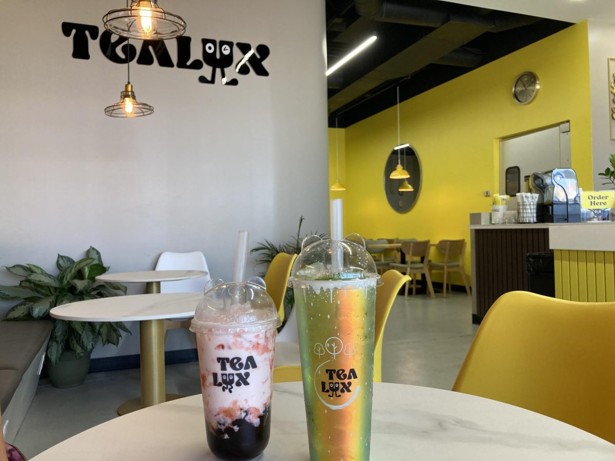 Tealux offers a variety of milk and fruit teas, and I ordered the lime mojito and strawberry milk tea. Both were sweet and flavorful, and I would recommend Tealux as an after school treat. 