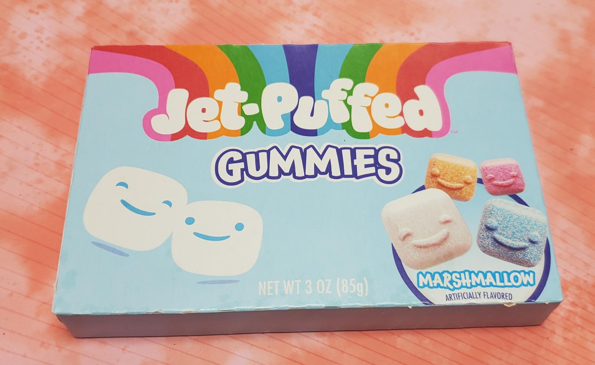 According to Blair Candy, the candy is described as “a delightful marriage of fluffy marshmallow and tangy blue raspberry flavors, all packed into one irresistible gummy!”