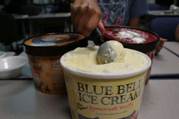 Blue Bell ice cream has arrived in St. Louis-area grocery stores. The brand originated in the South and is popular among many students and teachers. Their vanilla is their most popular flavor.