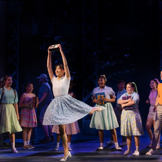 Leung performs a special part in the Muny's 2023 production of "Beautiful: The Carole King Musical" during the September playoff scene. “It was super exciting,” Leung said.