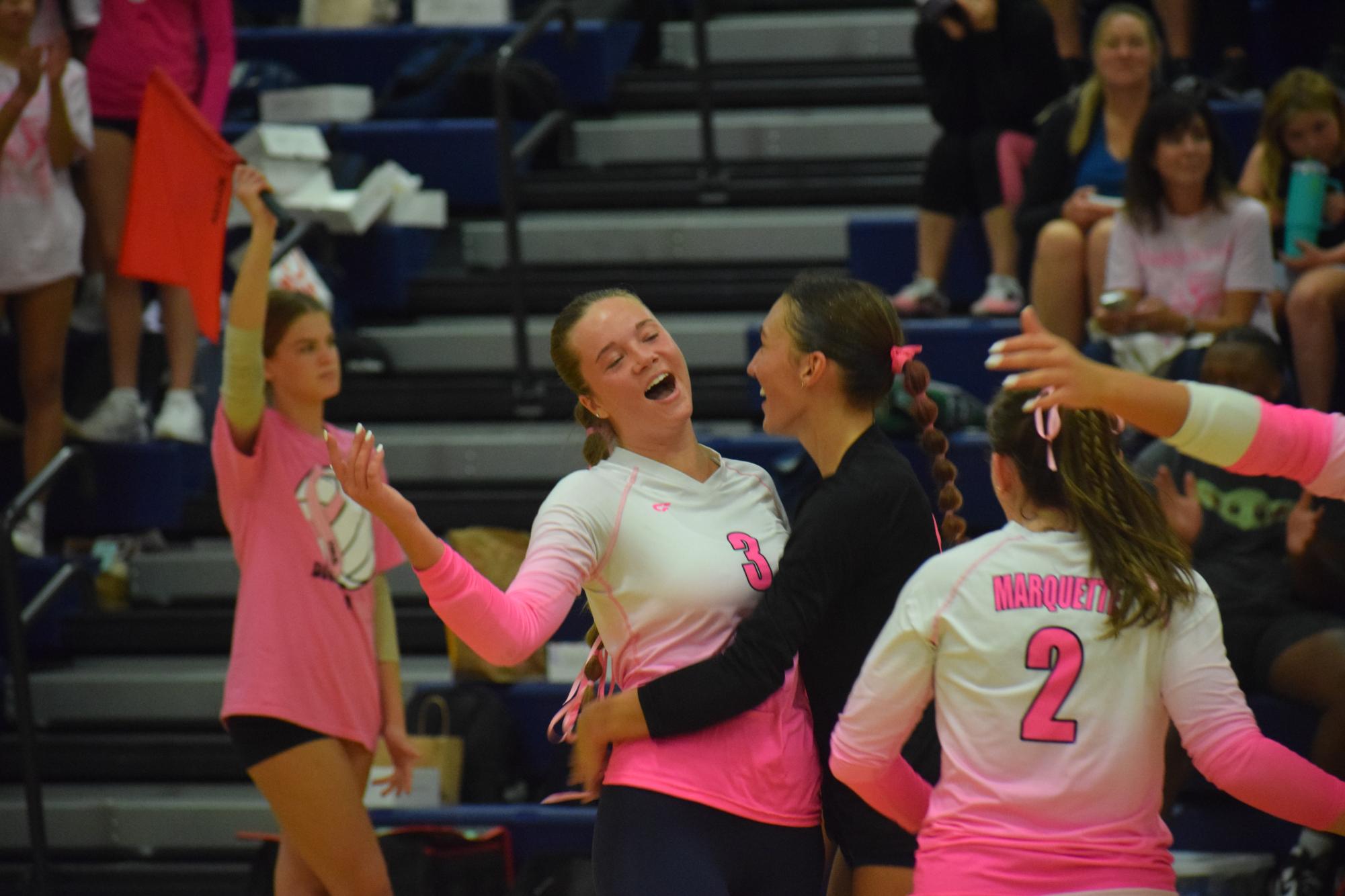 Junior Breaks Girls Volleyball Blocking Record