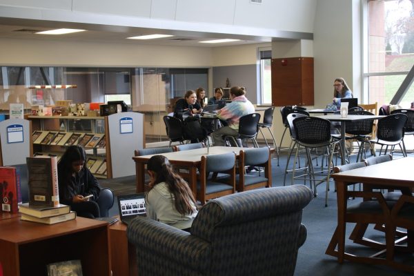 Students have the option to utilize the library during AC Lab as a place to study. Thursday is the last day of the “Hot Cocoa and Cookies” study session, but the library is open most days after school until 4 p.m. 