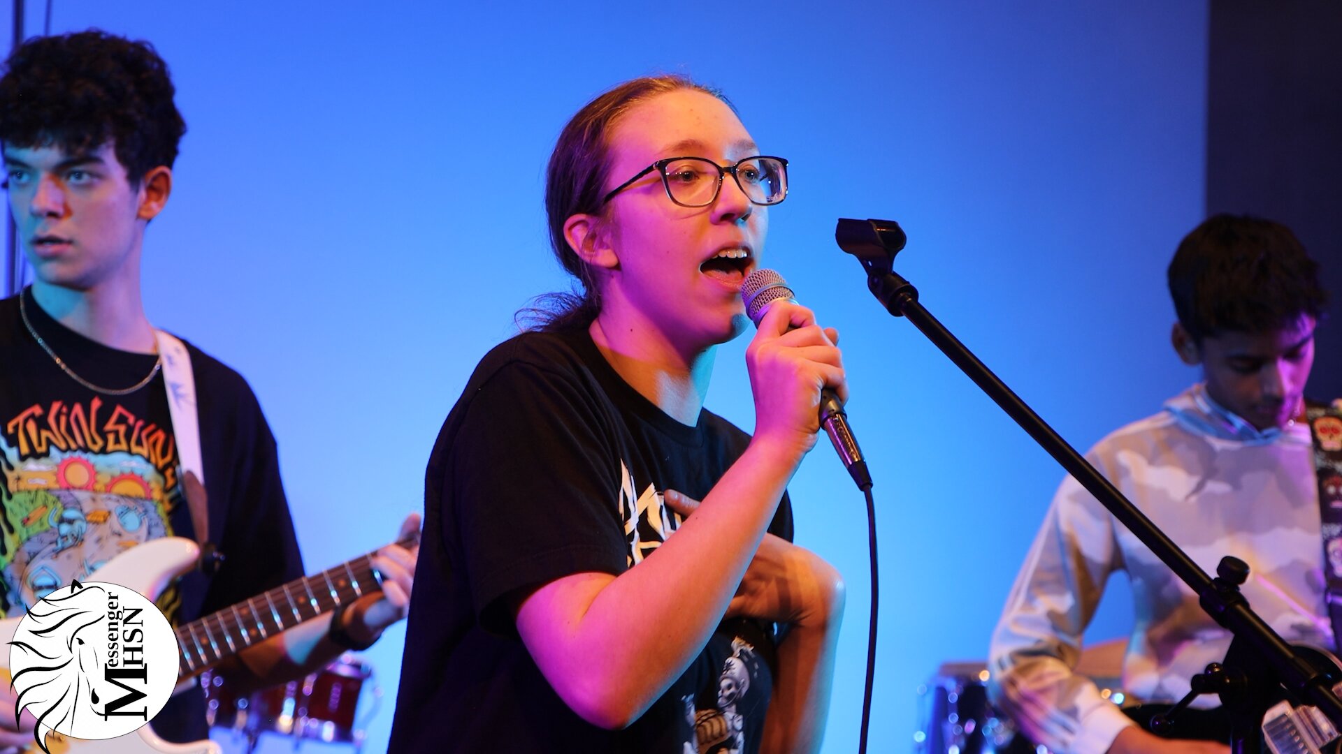 The after school Rock Band Club hosted its second annual Guitar Fest in March featuring live performances from each band. 

